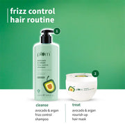 Plum Goodness Avocado & Argan Frizz Control Shampoo