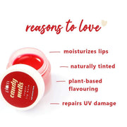 Plum Goodness Candy Melts Vegan Lip Balm | Red Velvet Love