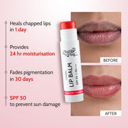 Chemist At Play Cherry Lip Balm for Chapped Lips | SPF 50 PA++++ | Cherry - 4.5 gm