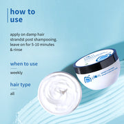 Plum Goodness Coconut & Peptides Hair Mask For Soft & Shiny Hair | 200 g
