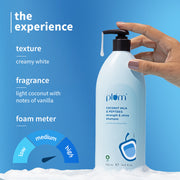 Plum Goodness Coconut Milk & Peptides Shampoo For Soft & Shiny Hair | 250 ml