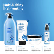 Plum Goodness Coconut Milk & Peptides Shampoo For Soft & Shiny Hair | 250 ml