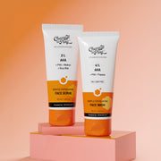 Chemist At Play Glow Getter Duo | Gentle Exfoliating Face Scrub - 100 ml & Gentle Exfoliating Face Wash - 100 ml