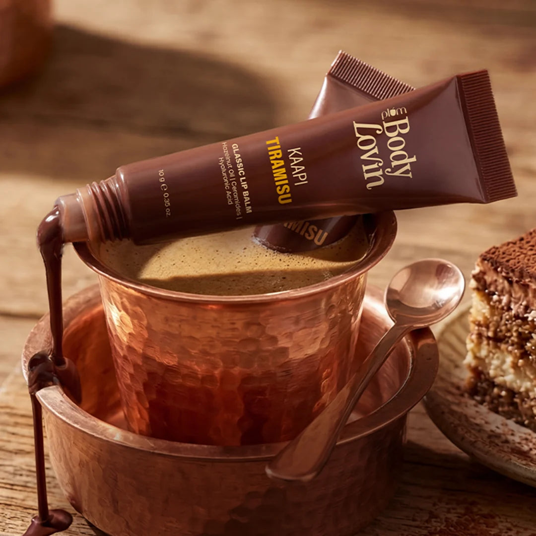 Plum Goodness Kaapi Tiramisu Glassic Lip Balm by BodyLovin'