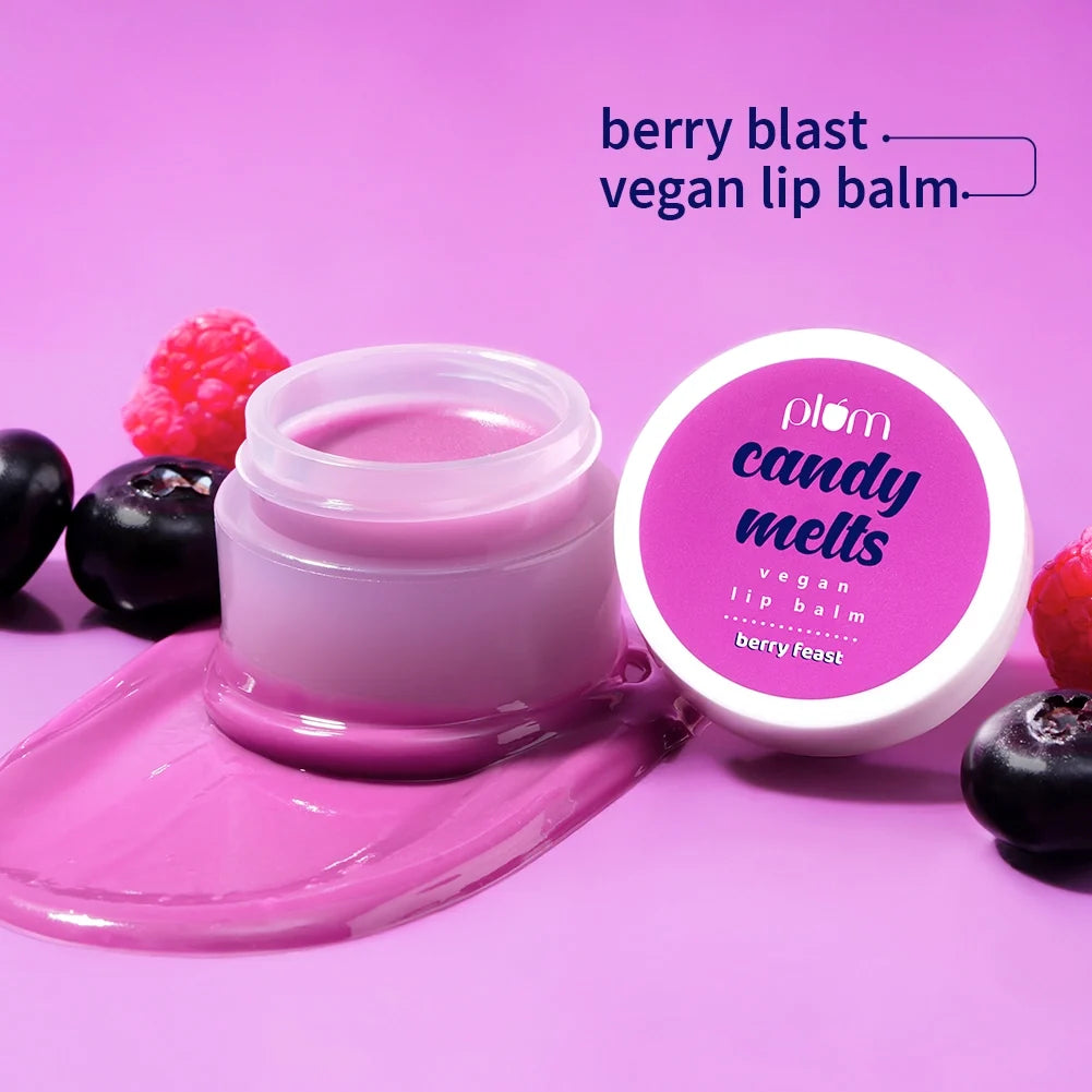 Plum Goodness Candy Melts Vegan Lip Balm | Berry Feast