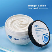 Plum Goodness Coconut & Peptides Hair Mask For Soft & Shiny Hair | 200 g