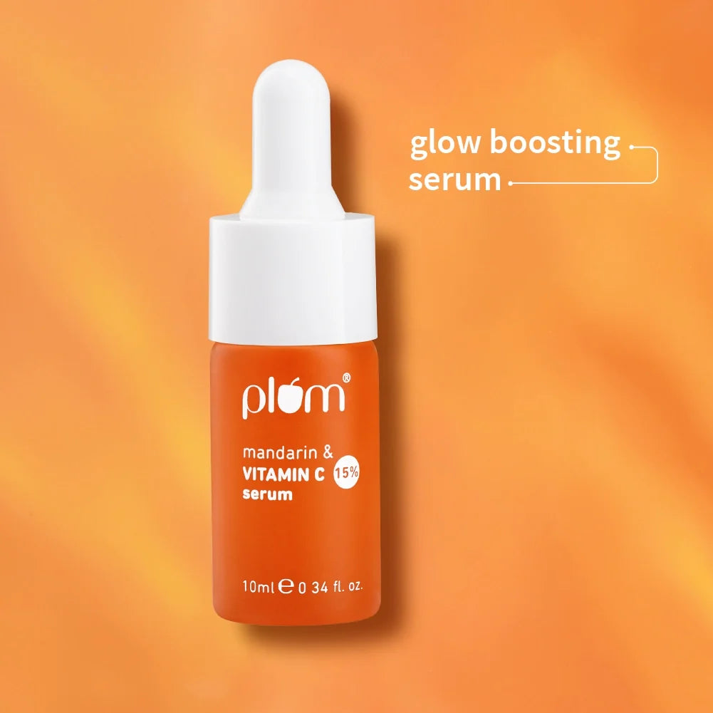 Plum Goodness 15% Vitamin C & Mandarin Serum For Glowing Skin