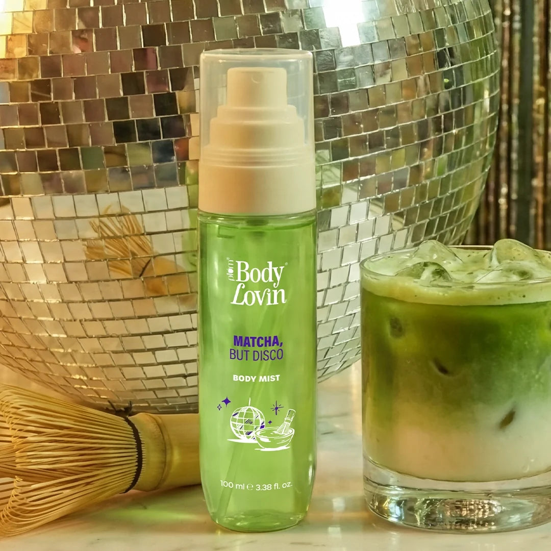 Plum Goodness Matcha, But Disco Body Mist by BodyLovin'