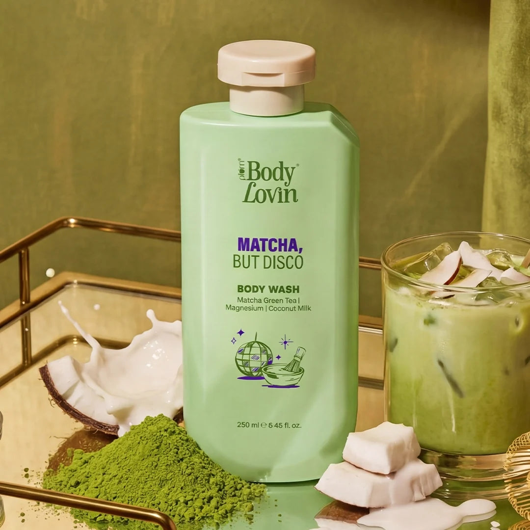 Plum Goodness Matcha, But Disco Body Wash by BodyLovin'