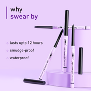 Plum Goodness Eye-Swear-By Kohl Kajal | Deep Black