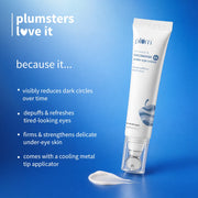 Plum Goodness Rice Water & Niacinamide 3% Under-Eye CrÃ¨me with Peptides, Ceramides & Caffeine