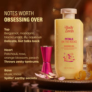 Plum Goodness Petals On The Rocks Shower Gel by BodyLovin'