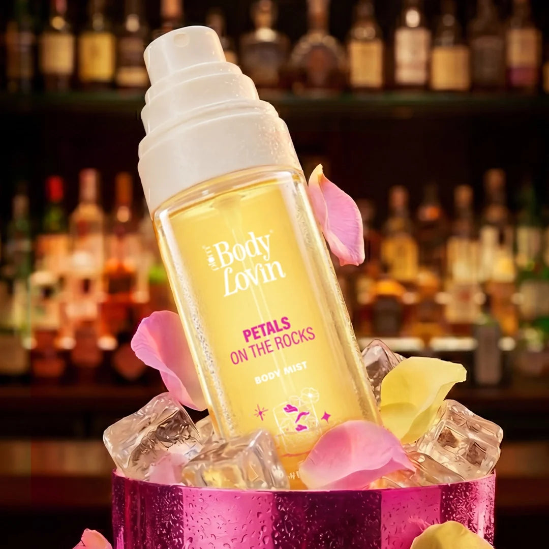 Plum Goodness Petals On The Rocks Body Mist by BodyLovin'