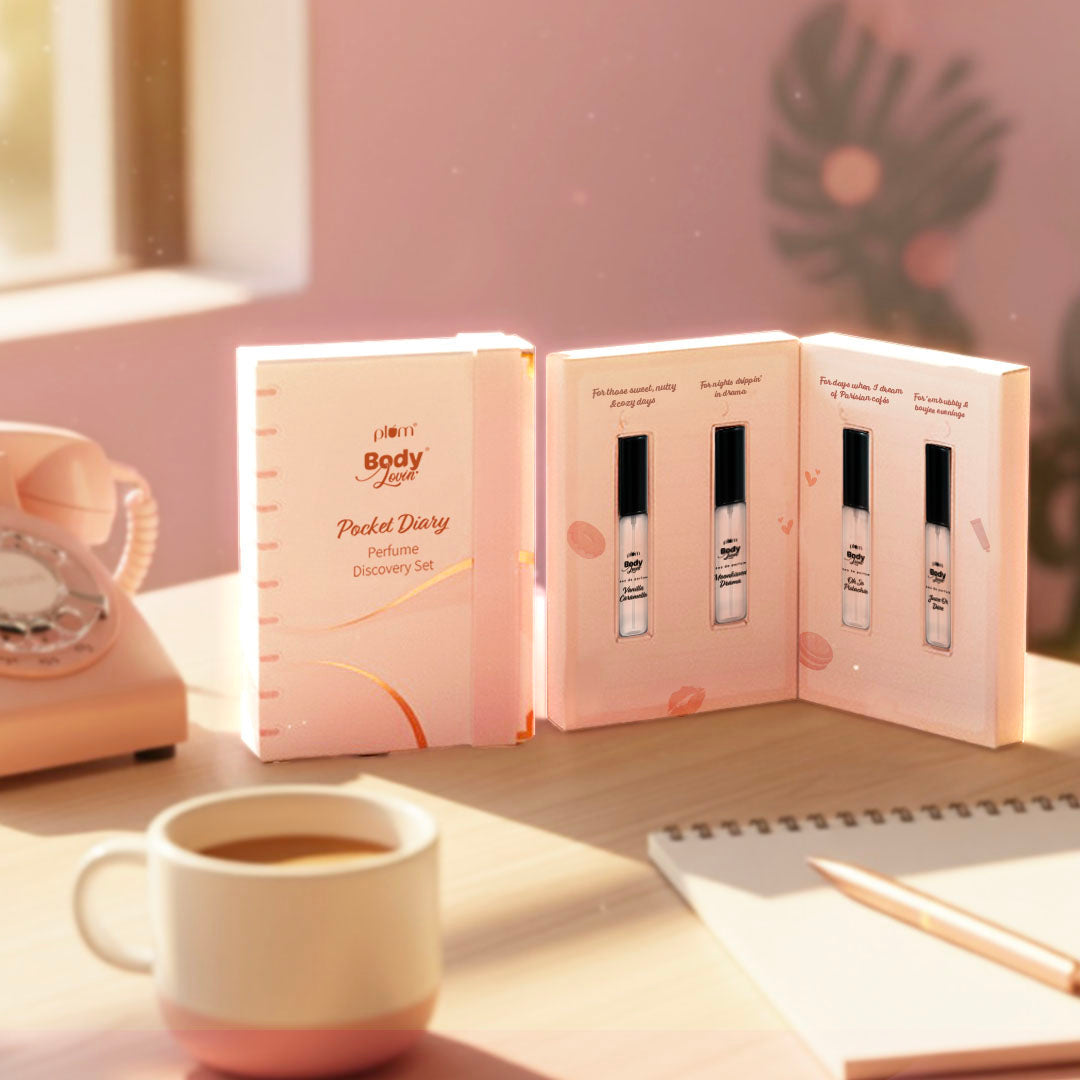 Plum Goodness Pocket Diary Perfume Discovery Set by BodyLovin'**