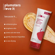 Plum Goodness Saffron & Papaya Glow Bright Face Wash | 100 ml