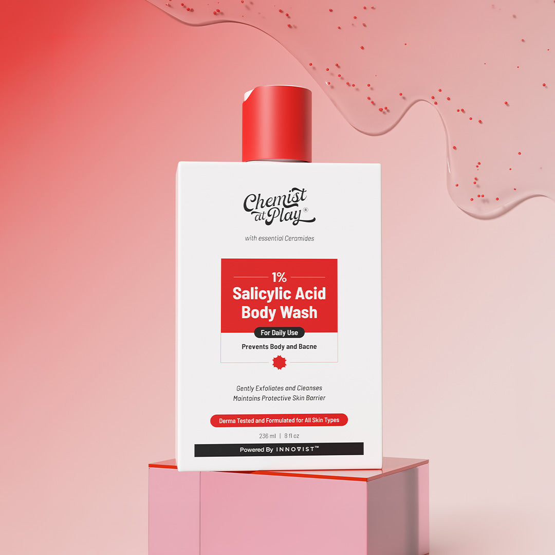 Chemist At Play 1% Salicylic Acid Body Wash for Body Acne - 236 ml