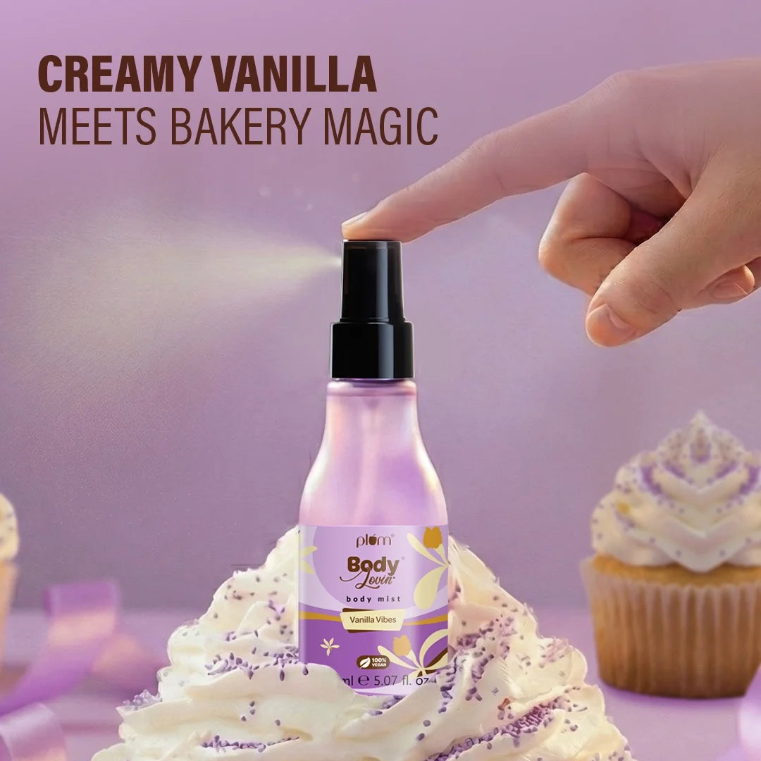 Plum Goodness Vanilla Vibes Body Mist by Plum BodyLovin' | 150 ml