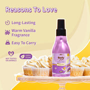 Plum Goodness Vanilla Vibes Body Mist by Plum BodyLovin' | 150 ml