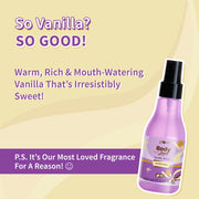 Plum Goodness Vanilla Vibes Body Mist by Plum BodyLovin' | 150 ml