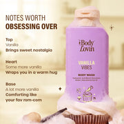 Plum Goodness Vanilla Vibes Body Wash by BodyLovin'