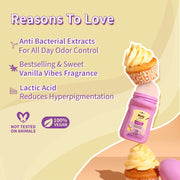 Plum Goodness Vanilla Vibes Deodorant Roll On by BodyLovin'