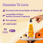 Plum Goodness Vanilla Caramello Body Lotion by BodyLovin' | 400 ml