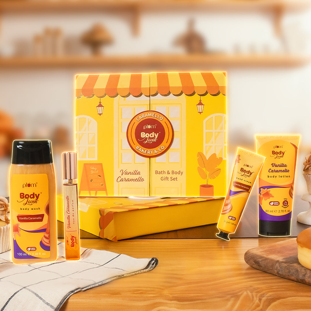 Plum Goodness Vanilla Caramello Bath & Body Gift Set by BodyLovin'**