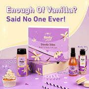 Plum Goodness Vanilla Vibes Bath & Body Gift Set by BodyLovin'**