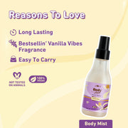 Plum Goodness Vanilla Vibes Bath & Body Gift Set by BodyLovin'**