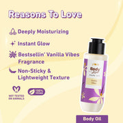 Plum Goodness Vanilla Vibes Bath & Body Gift Set by BodyLovin'**