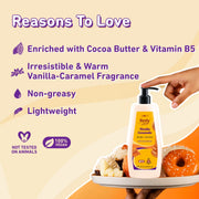 Plum Goodness Vanilla Caramello Body Lotion by BodyLovin' | 400 ml