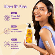 Plum Goodness Vanilla Caramello Body Lotion by BodyLovin' | 400 ml