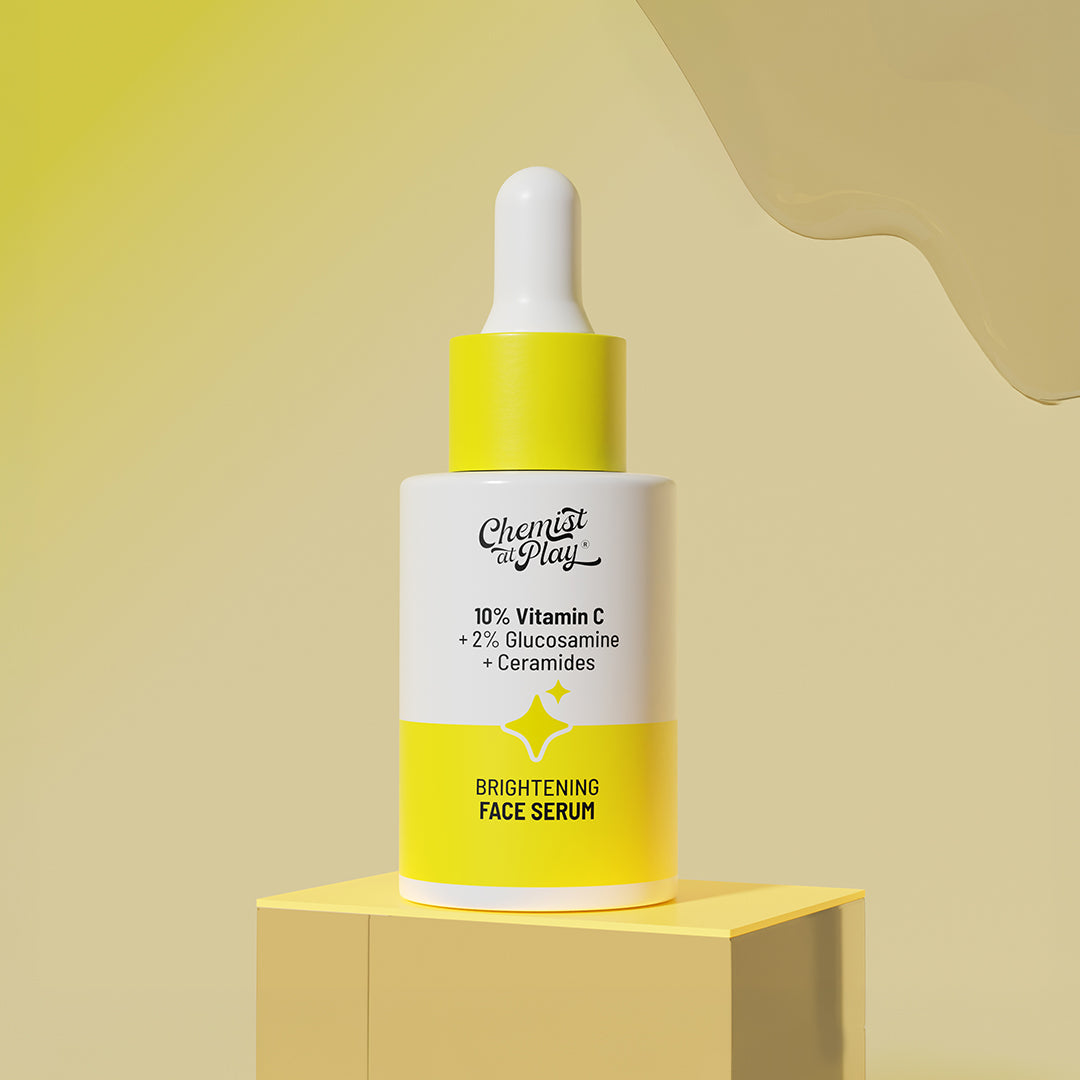Chemist At Play 10% Vitamin C Serum with 2% Glucosamine for Glowing Skin - 30 ml