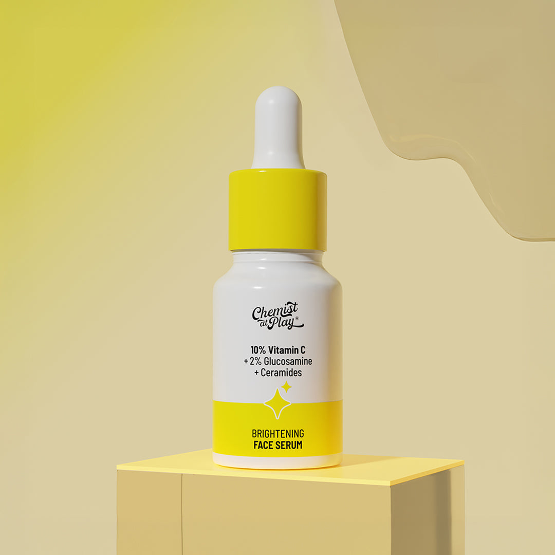 Chemist At Play 10% Vitamin C Serum with 2% Glucosamine for Glowing Skin - 10 ml