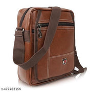 Cool Indians PU leather sling bag, Cross Body Bag Men’s | Stylish Shoulder Bag Men | Versatile Hand Bag for Men | Ideal for Travel & Office | Sling Bag Mini Passport Shoulder Strap Bag
