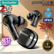 BEATZ/M10/M19/T12/ULTRABUDS/EARPODS TWS Bluetooth Earbuds Wireless Bluetooth 5.1 Stereo IPX7 Waterproof bluetooth Headset wireless earbuds ANC Earbuds which comes with 12 hour Battery Backup