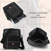 True Indian PU leather sling bag, Cross Body Bag Men’s | Stylish Shoulder Bag Men | Versatile Hand Bag for Men | Ideal for Travel & Office | Sling Bag Mini Passport Shoulder Strap Bag