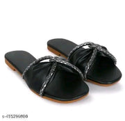 Stylish Woman flat comfortable