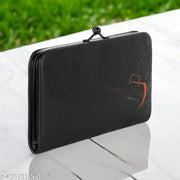 Trendy Classic Wallet For Women Black