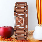 Lorenz Brown Dial Brown Chain Bracelet Watch for Women | Watch for Girls- AS-122A