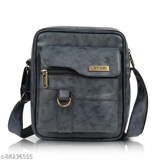 Veneer Classic Synthetic leather Shoulder Office Daytrip Crossbody Sling Bag For Men