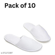 Disposable Flip Flop sleepers Cotton Hotel, Salons, Spa Slippers for Women and Men (Pack of 10)