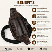 Urban  leather waist bag  men / women