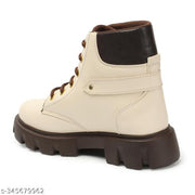 Trending and Stylist Boot for Girls Latest Stylish High Heel Long Ankle Synthetic Leather Zipper Boots for Women/Girls/Ladies