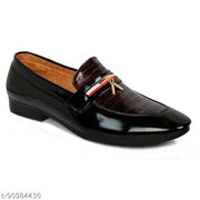 DESTA Men's Brown Decent Look Synthetic Slip on Formal Shoe