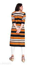 Women Striped Kurtis
