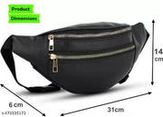 Waist Bag black for Men and woman Unisex Fanny Bag Bum bag Women Festival Fanny Pack Light Weight Hip Pouch Waterproof Travel Bag Belt Bag,