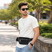 Sports Waterproof Large Capacity Kamar Bag Fanny Pack Waist Bag (Black)