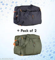 Men & Women's Cross Body Travel Sling Bag || Polyster Sling Bag || Cross Body Utility || Travel Bag || Office Business Messenger Bag || One Side Shoulder Bag for Men and Women Unisex || (Pack Of 2)