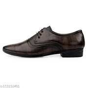 Stylish Men's Syntethic Leather Black Formal Shoes